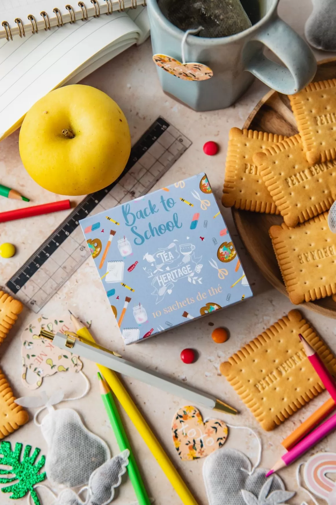 Les Favoris D'Élodie | Coffrets De Thé^TEA HERITAGE Coffret Back to School - 10 sachets de thé et rooibos bio