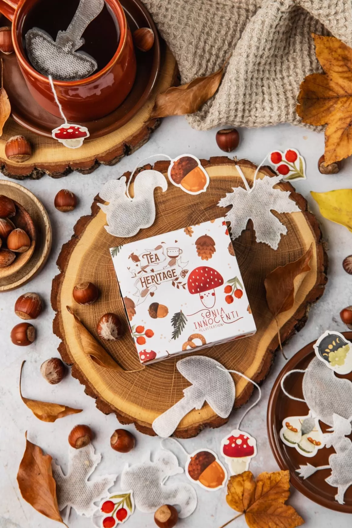 Coffrets De Thé | Thé D'Automne^TEA HERITAGE Sonia Innocenti x - Coffret d'Automne - 10 sachets de thé et rooibos bio