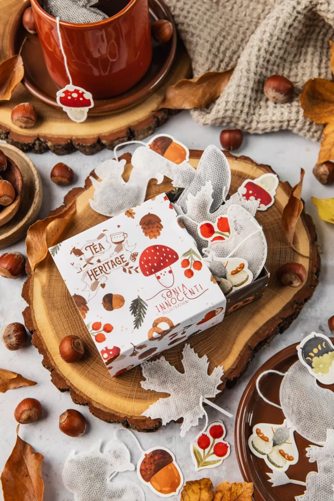 Coffrets De Thé | Thé D'Automne^TEA HERITAGE Sonia Innocenti x - Coffret d'Automne - 10 sachets de thé et rooibos bio